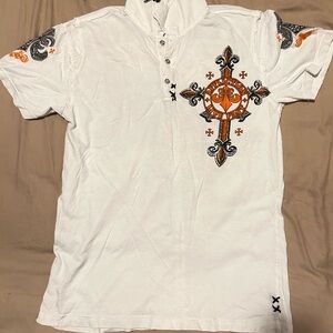 Affliction polo shirt